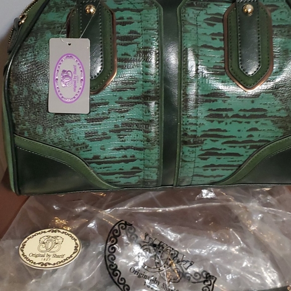 Original by Sharif 1827 Green handbag - Picture 1 of 14
